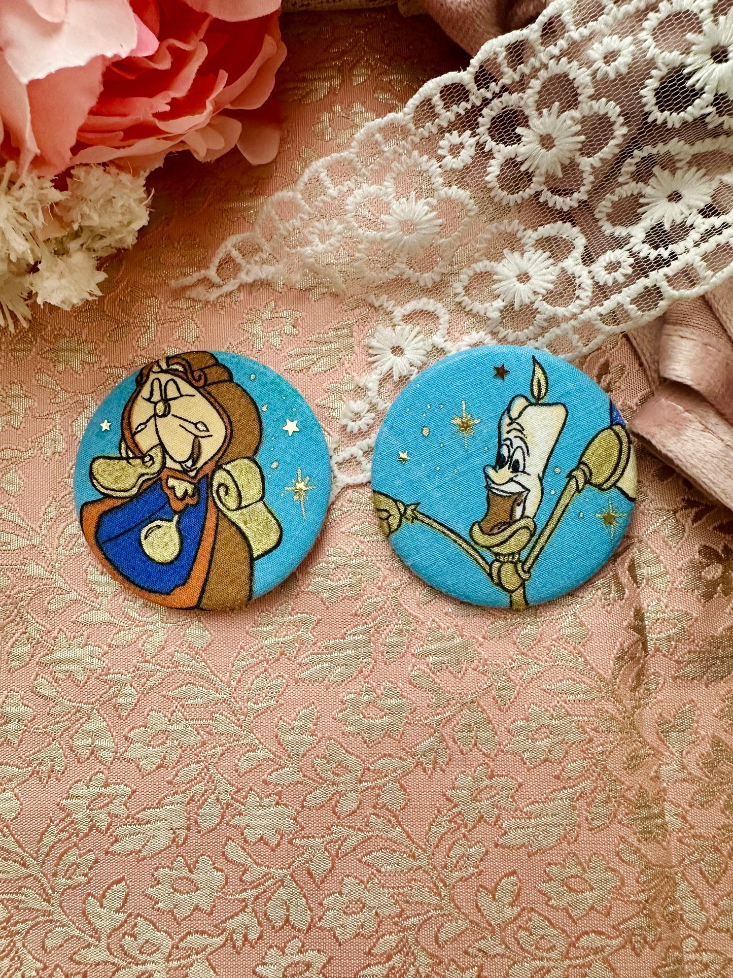 Les Épinglettes d’Antan - La Belle et la Bête - Lot BigBen & Lumière  Collector (Légendaire et Scintillant)