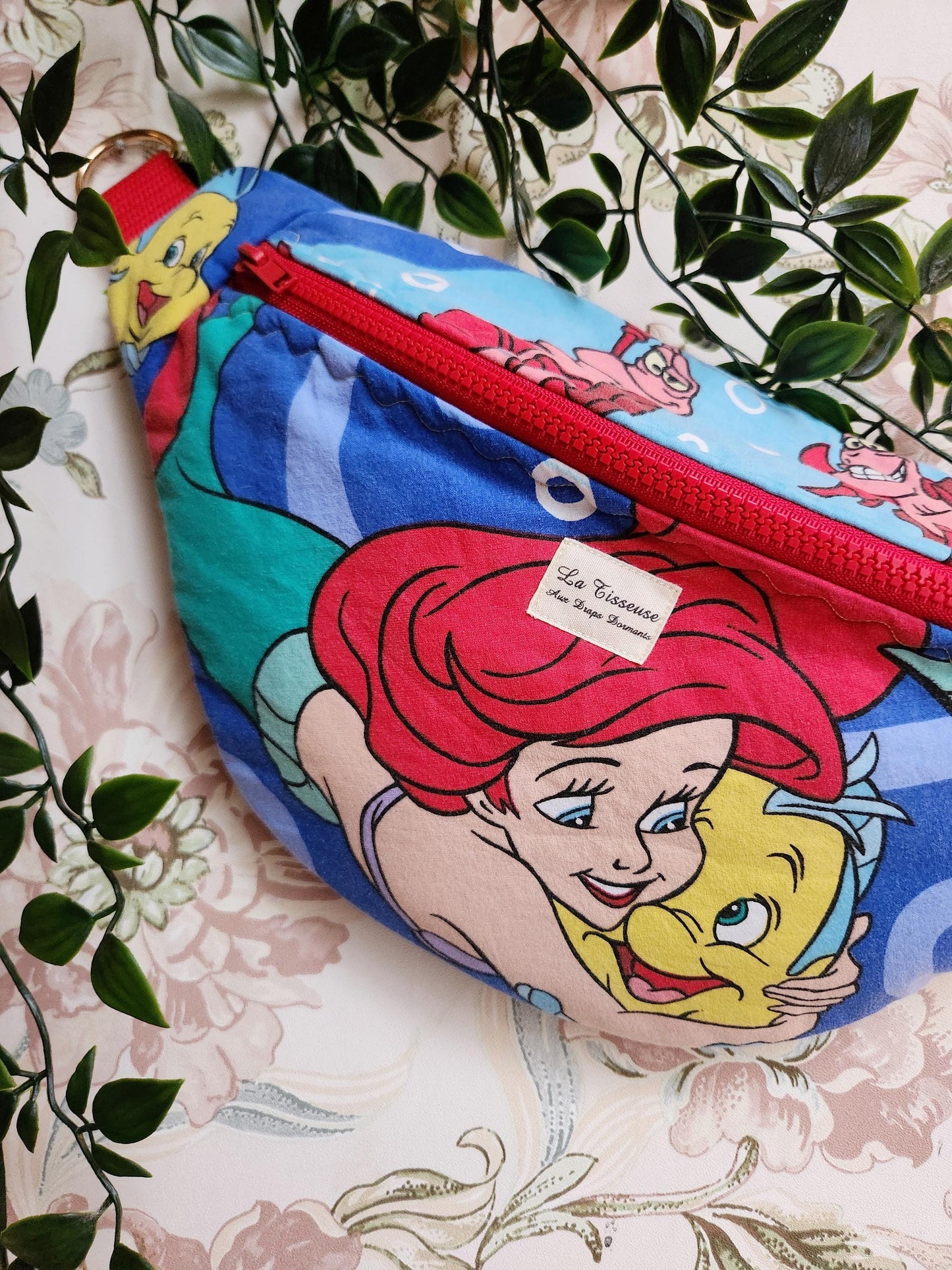 Vintage Disney Banane "90's" Adulte Ariel, La Petite Sirène